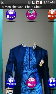 Men Sherwani Photo Shoot android App screenshot 5